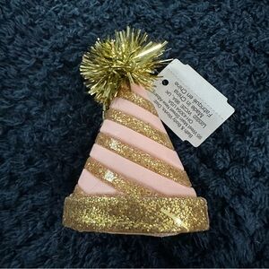 Bath & Body Works Gold and Pink Party Hat PocketBac Holder